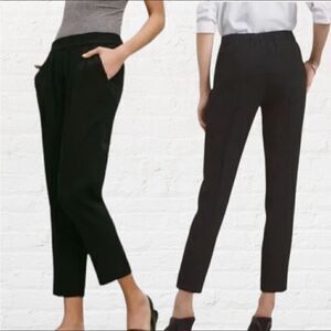 Aritzia Babaton Black Cohen Pull On Crop Pant Sz 0